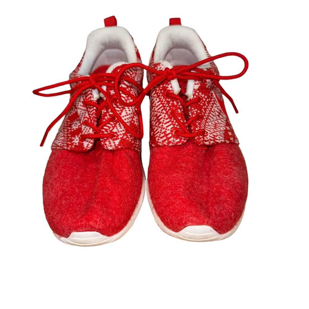 Nike Roshe One Winter Sneaker Red and White Size 5 - Picture 3 of 7